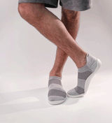 Snuggies Mesh Men Grey Sole White - Snuggies