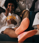 Snuggies Mesh Women Orange Sole Orange - Snuggies