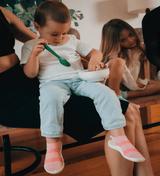 Snuggies Mesh Kid Orange Sole White - Snuggies