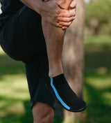 Snuggies Stripe Men Blue Sole Black - Snuggies