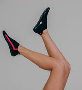 Snuggies Stripe Women Pink Sole Black - Snuggies