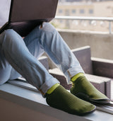 Snuggies Fresh Men Green Sole Black - Snuggies