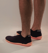 Snuggies Basic Men Black Sole Orange - Snuggies