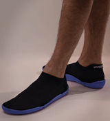 Snuggies Basic Men Black Sole blue - Snuggies