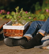 Snuggies Men Cozy Black Sole Black