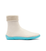 Snuggies Women Cozy Beige Sole Turquoise