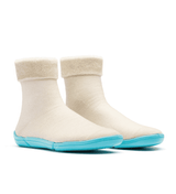 pantufa leve flexível, antiderrapante azul