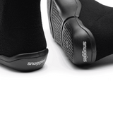 meia com cor solida preta, leve, Antiderrapantes Aconchegantes Para Uso Interno, Sapatos Masculinos Para Ioga