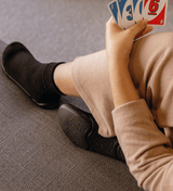 Snuggies Women Cozy Black Sole Black