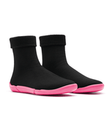 sapatos Casuais Femininos De Malha Sólida, Deslizamento Fácil, Respirável E Confortável, Sapatos com cano alto Versáteis