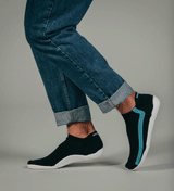 Snuggies Stripe Men Blue Sole White - Snuggies