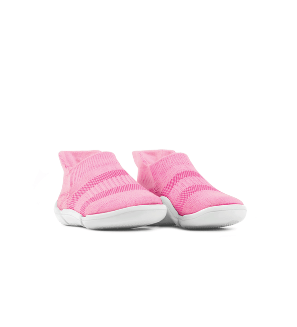 Snuggies Mesh Kid Pink Sole White - Snuggies